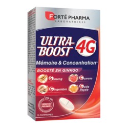 Forte Pharma Ultra Boost 4G Mémoire et Concentration comprimé