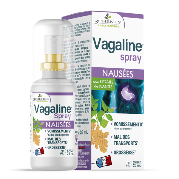 Les 3 Chênes Vagaline nausées spray gingembre fleurs de Bach