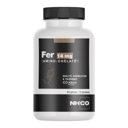NHCO Fer Amino chélaté 14 mg gélules