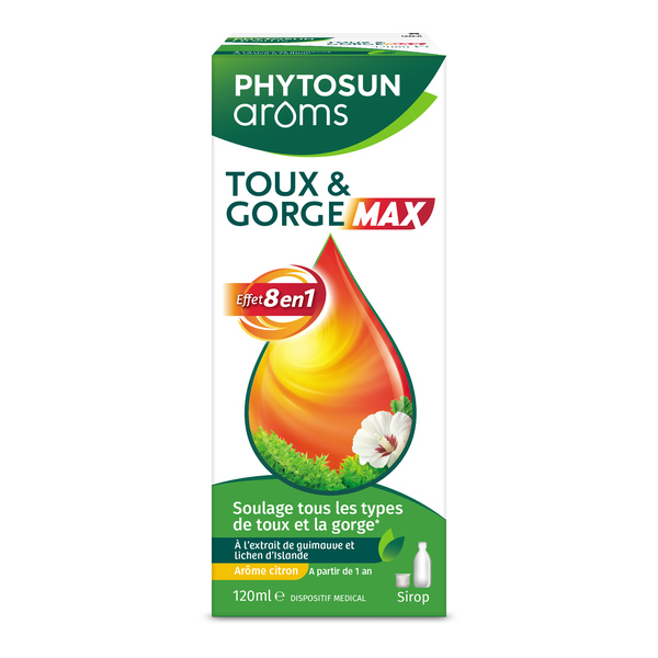 Sirop Phytosun Arôms toux et gorge Max