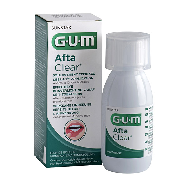 Bain de bouche aphte Aftaclear Gum