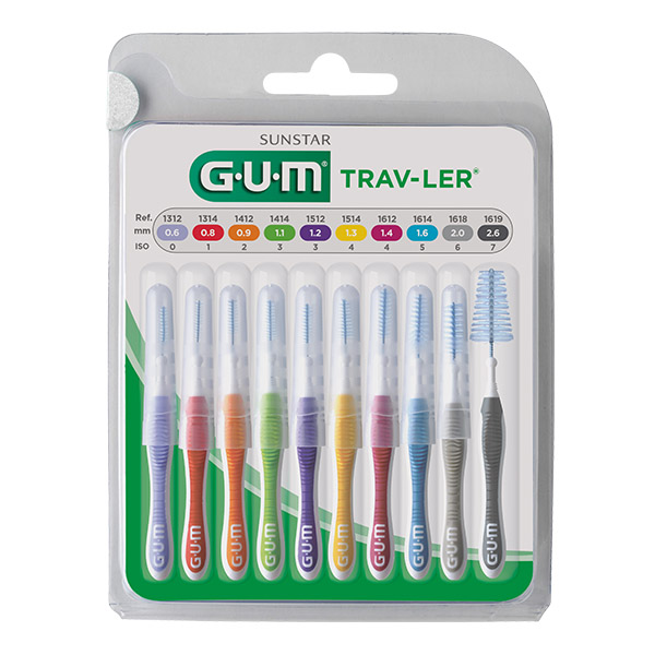 Gum pack de brossettes interdentaires Trav-Ler