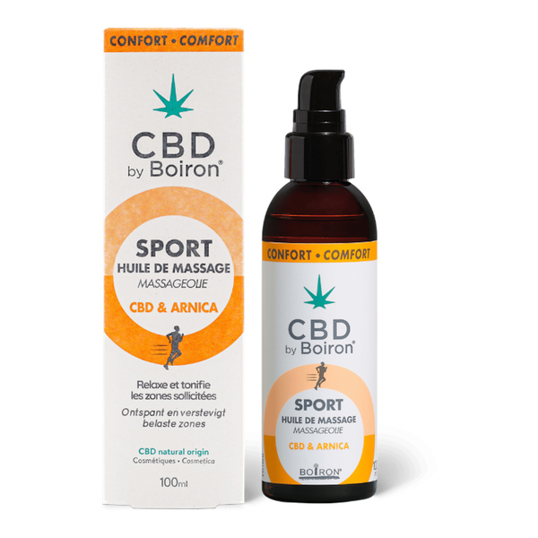 Huile de massage sport CBD by Boiron