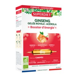 Super Diet Ginseng Gelée royale Acérola bio ampoules