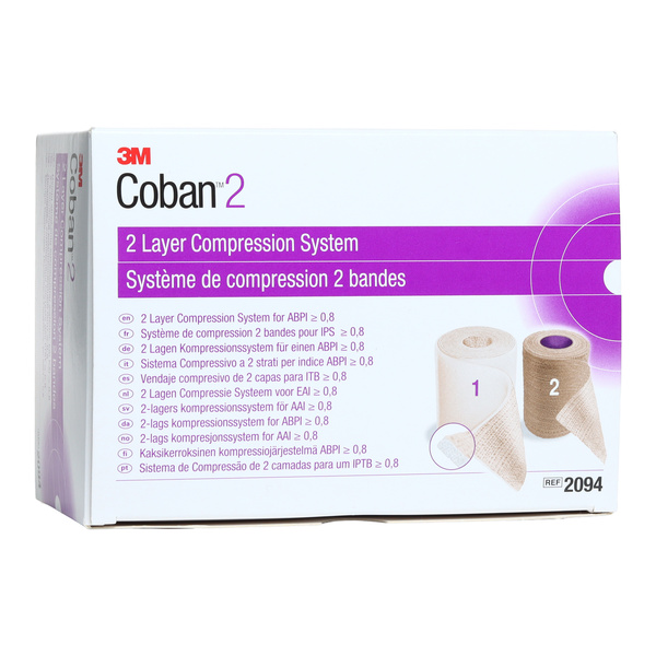 Solventum Coban 2 kit de compression 2 bandes