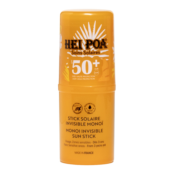 Hei Poa Stick solaire invisible Monoï SPF 50+