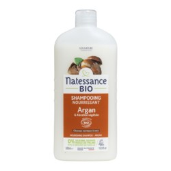 Natessance Shampooing nourrissant Argan et Kératine végétale  Bio