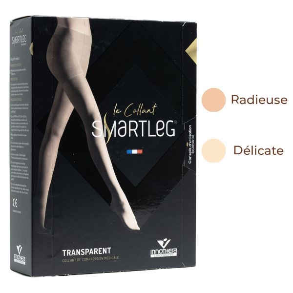 Smartleg Transparent Collant de contention femme classe 2