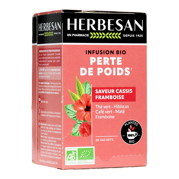 Infusion bio perte de poids Herbesan