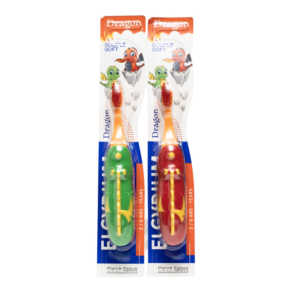 Elgydium Kids brosse à dents Souple Dragon
