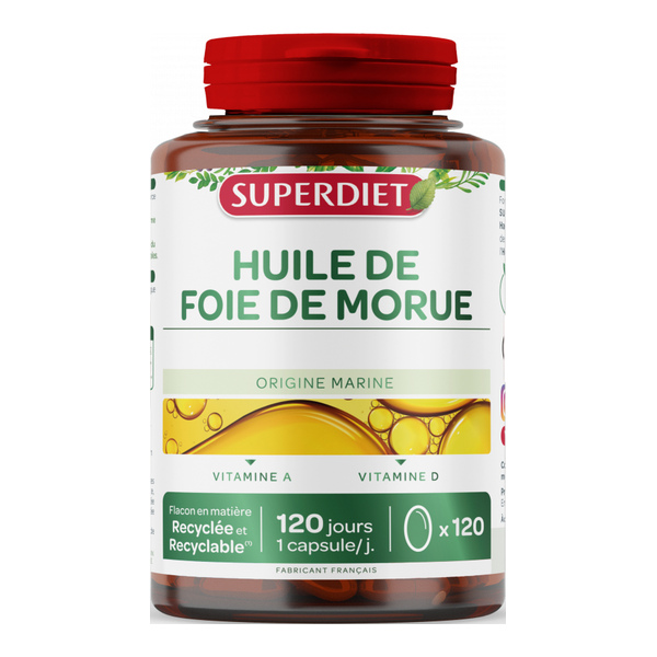 Super Diet Huile de foie de morue capsules