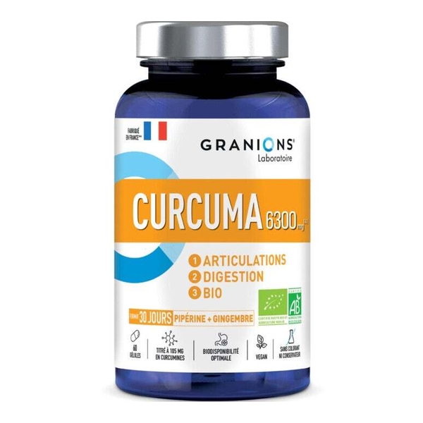 Granions Curcuma 6300 mg Bio gélules