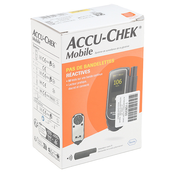 Lecteur glycémie Accu Chek Mobile