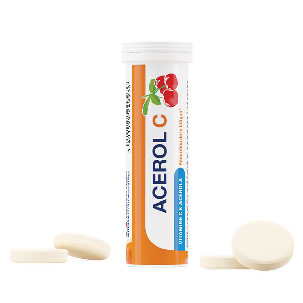 Acerol C Vitamine C naturelle comprimés à croquer de Nutergia