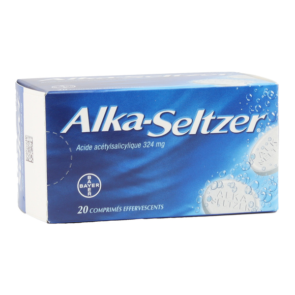 Alka Seltzer acide acétylsalicylique 324 mg