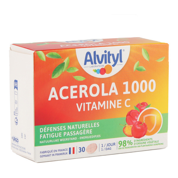 Alvityl Acerola 1000 comprimés à croquer de Vitamine C