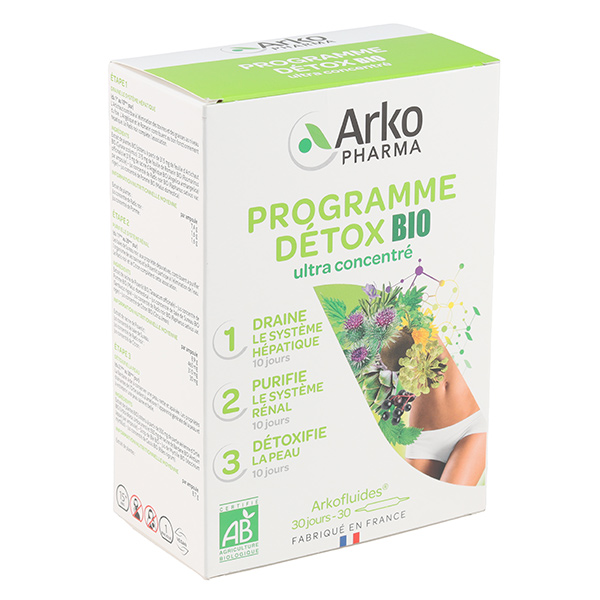 Ampoules Arkofluides programme détox