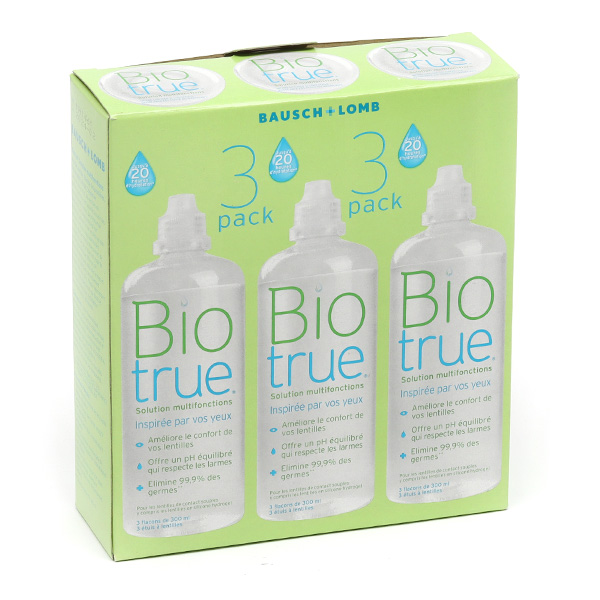 Produit d'entretien des lentilles multifonction Biotrue