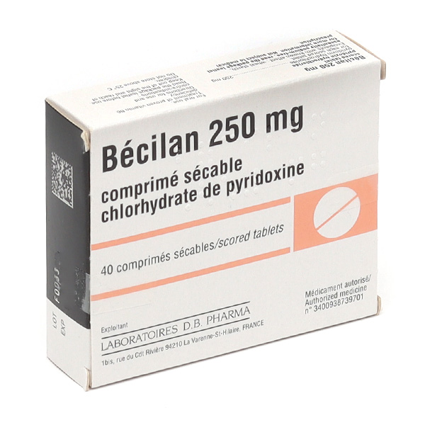 Bécilan 250mg comprimés chute de cheveux