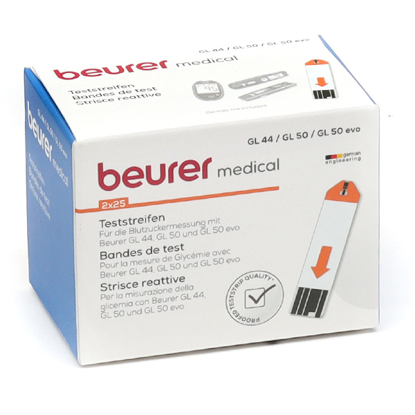 Beurer Bandelettes de test pour la mesure de glycémie