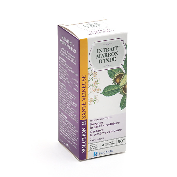 Intrait de marron d'Inde Solution H circulation veineuse