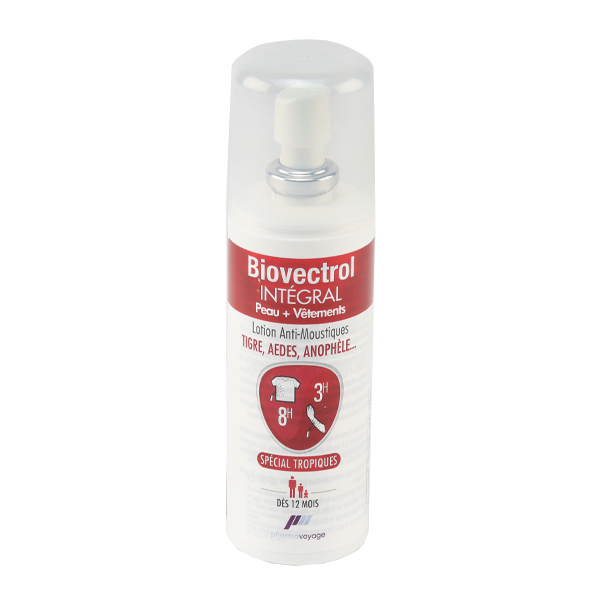 Biovectrol Intégral Spray anti moustique Peau et Vêtements