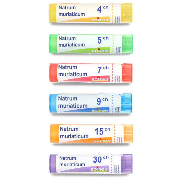Natrum muriaticum granules homéopathiques Boiron