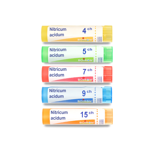 Nitricum acidum granules homéopathiques Boiron