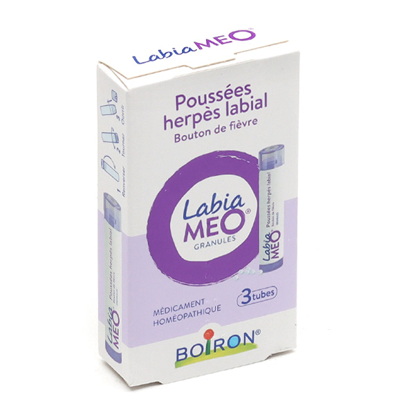 Boiron Labia Meo en granules Homeopathie Bouton de fievre