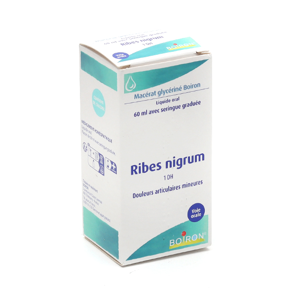 Boiron macérat glycériné Ribes Nigrum bourgeons 1 DH