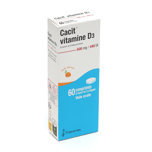 Cacit D3 500 mg médicament ostéoporose