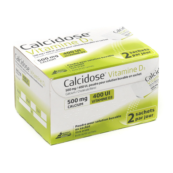Calcidose Vitamine D3 ostéoporose