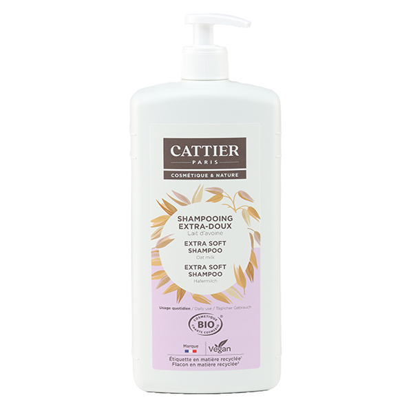 Shampooing extra doux Bio tous types de cheveux Cattier
