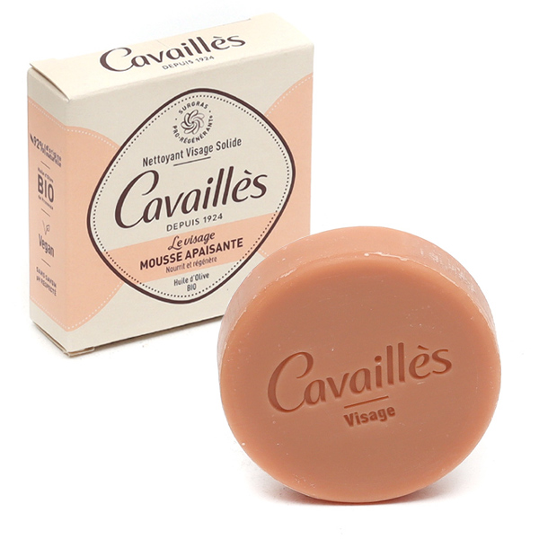 Nettoyant solide Mousse Apaisante Visage Cavaillès