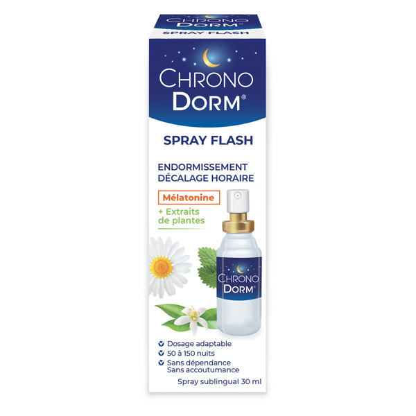 Chronodorm Flash spray de mélatonine