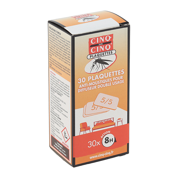 Cinq sur Cinq plaquettes pour diffuseur