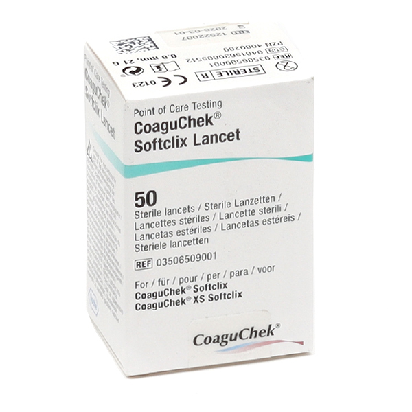 CoaguChek Softclix Lancet lancettes stériles