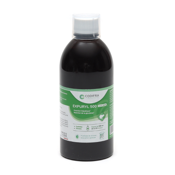 Codifra Expuryl 500 Fonction hépatique et glycémie