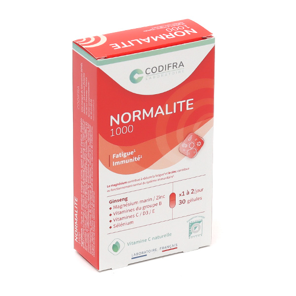 Codifra Normalite 1000 fatigue immunité
