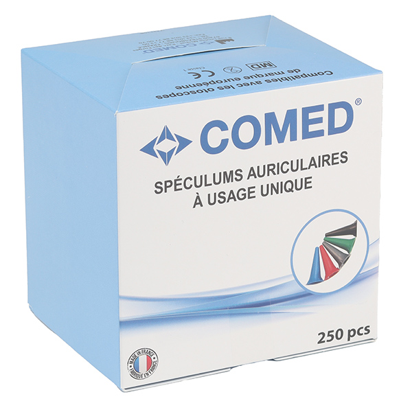 Spéculum auriculaire à usage unique Comed pour otoscope