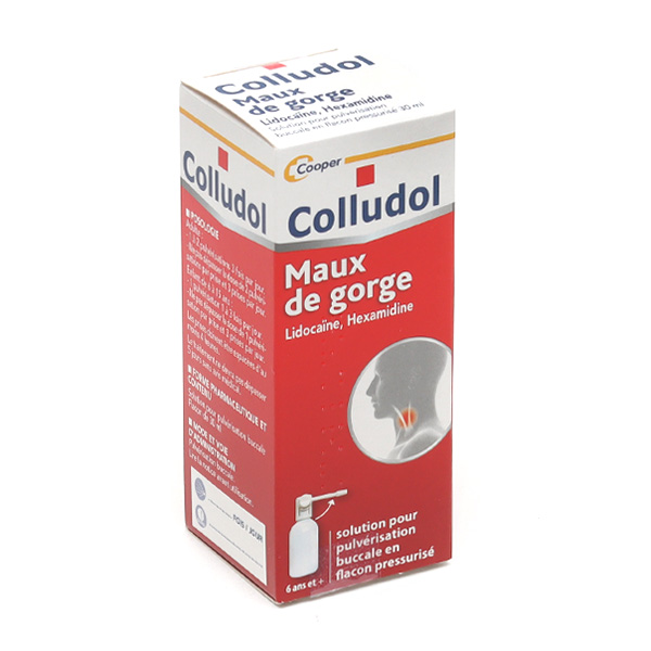 Colludol collutoire gorge