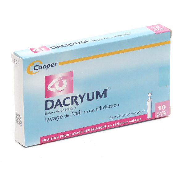 Dacryum solution pour lavage ophtalmique