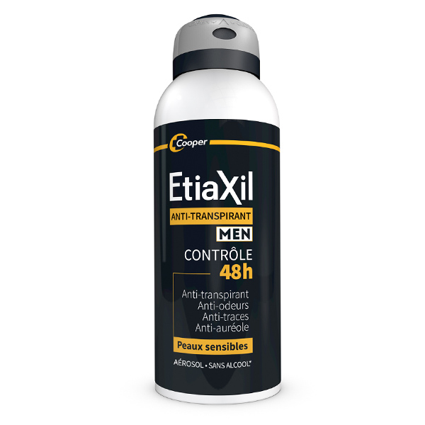 Déodorant Homme protection 48h peaux sensibles Etiaxil
