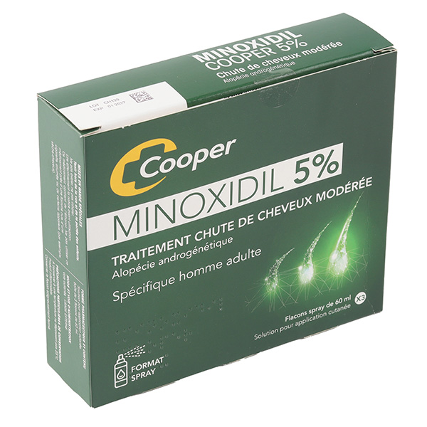 Minoxidil 5% Cooper Alopécie