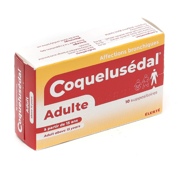Suppositoire Coquelusedal adulte toux