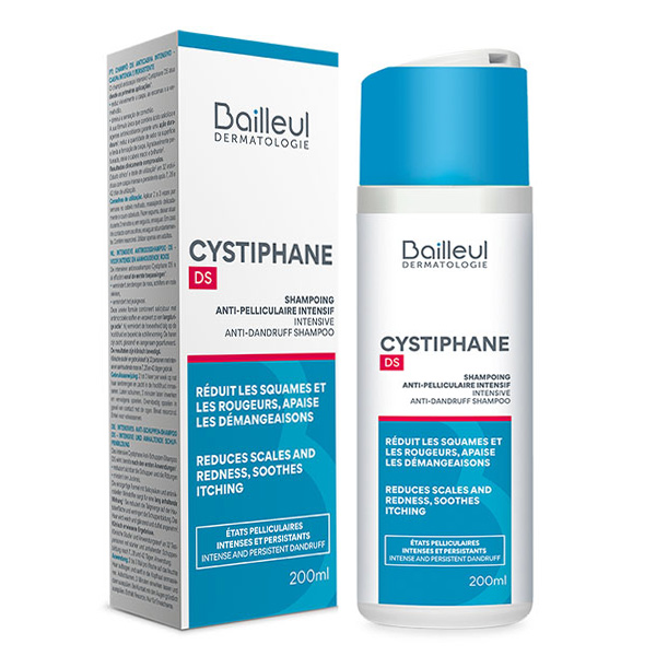 Cystiphane Shampooing anti-pellicules et démangeaisons Intensif DS