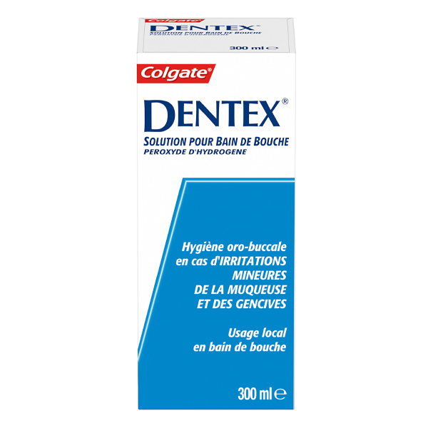 Dentex bain de bouche eau oxygénee