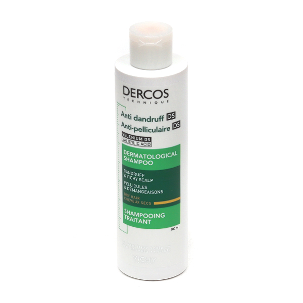Shampooing Anti-pelliculaire cheveux secs Dercos Vichy
