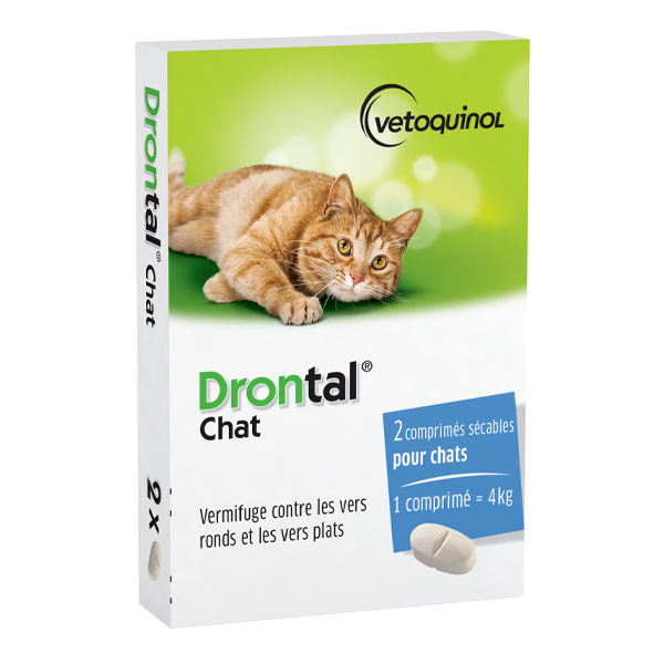 Drontal vermifuge Chat