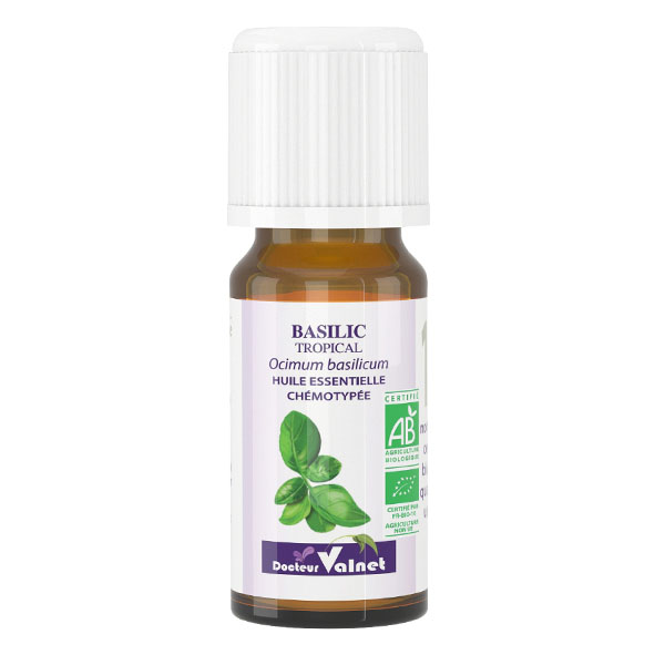 Huile essentielle Docteur Valnet Basilic tropical bio